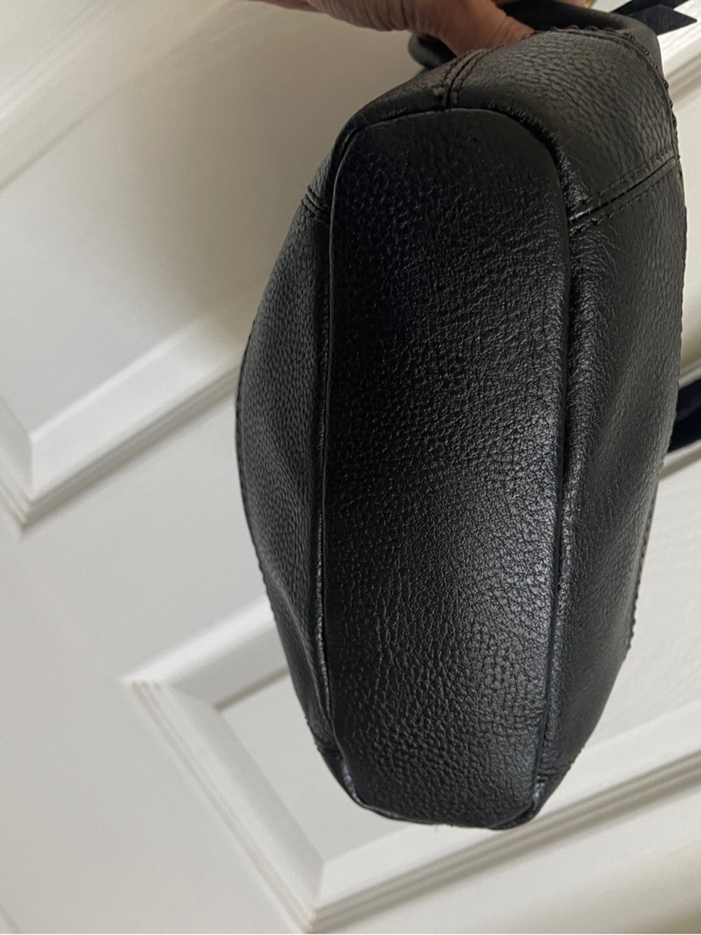 The Sak Black Pebbled Leather Crossbody with Zip Pocket - Picture 5 of 6